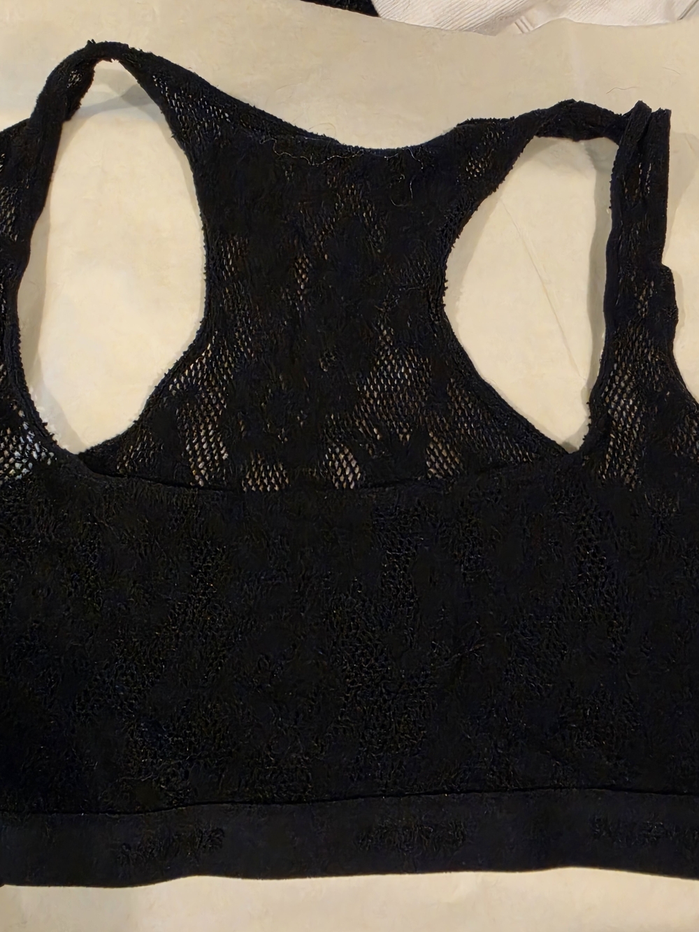 SKIMS Black Lace Racerback Bralette